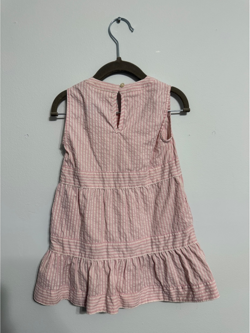 Vineyard Vines Girls' Pink and White Striped Tilly Harbor Dress Size 2T - Picture 3 of 6